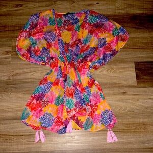 🪸 PRINT BEACH COVER UP MEDIUM NWOT 🪸